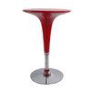 Tavolino da bar in ABS colore rosso