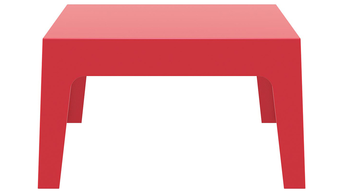 Tavolino da giardino design rosso LALI