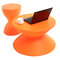 Tavolino design arancione IDA