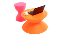 Tavolino design arancione IDA