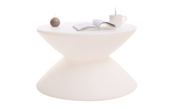 Tavolino design bianco IDA
