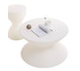 Tavolino design bianco IDA