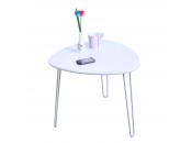 Tavolino design bianco  LAKEA