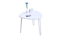 Tavolino design bianco  LAKEA