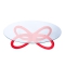 Tavolino design in vetro colore rosso BUTTERFLY