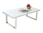 Tavolino design laccato bianco  HALIFAX