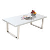 Tavolino design laccato bianco  HALIFAX