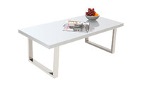 Tavolino design laccato bianco  HALIFAX