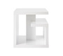 Tavolino design laccato bianco HALTON