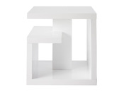 Tavolino design laccato bianco HALTON