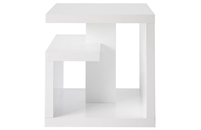 Tavolino design laccato bianco HALTON