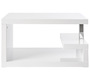 Tavolino design laccato bianco REX