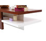 Tavolino design laccato color bianco e legno  WILLOW