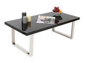 Tavolino design laccato nero HALIFAX
