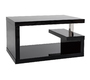 Tavolino design laccato nero REX