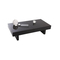 Tavolino design laccato nero ripiani scorrevoli  GISSY