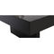 Tavolino design laccato nero ripiani scorrevoli  GISSY