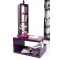 Tavolino design laccato viola REX