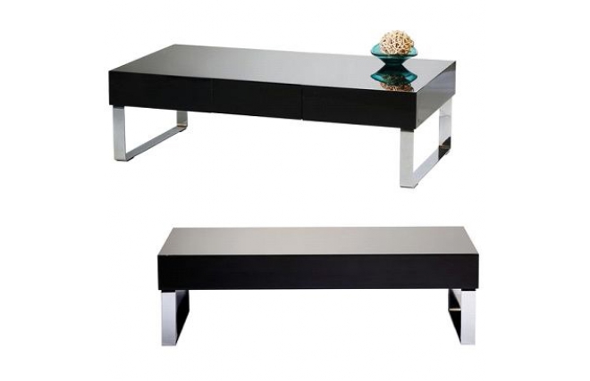 Tavolino design nero laccato NEO