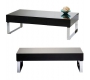 Tavolino design nero laccato NEO