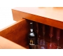 Tavolino design ripiani scorrevoli LAUREEN
