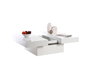 Tavolino design ripiani scorrevoli LAUREEN