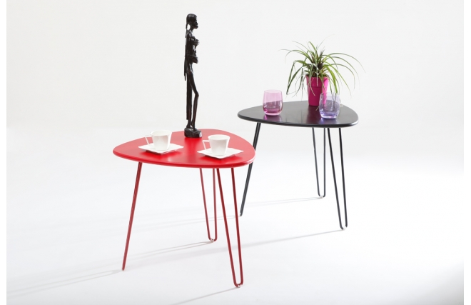 Tavolino design rosso  LAKEA