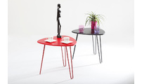 Tavolino design rosso  LAKEA