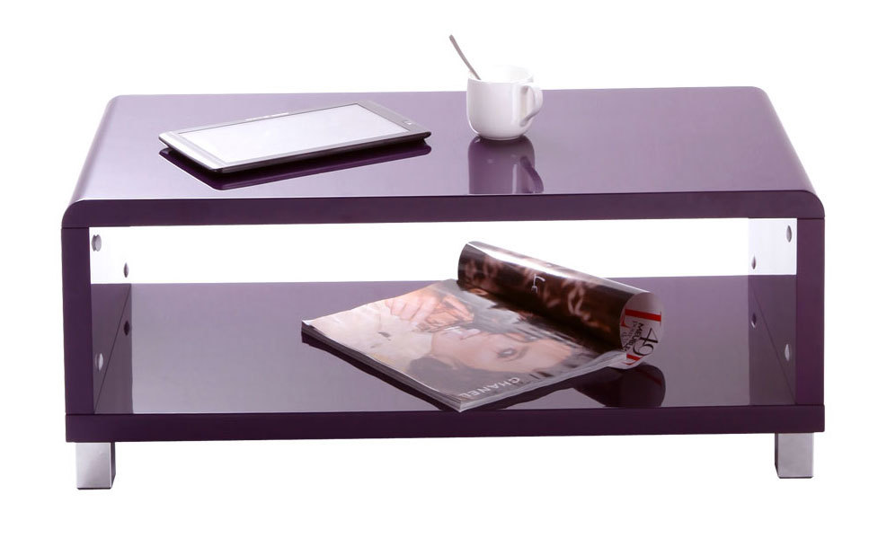 Tavolino design viola ROXIE