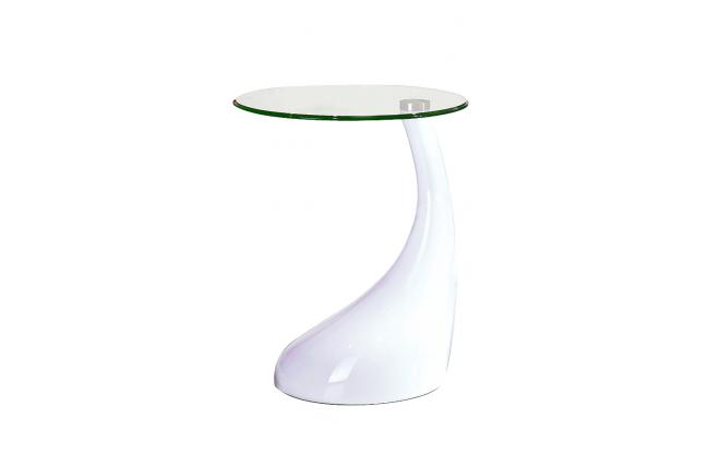 Tavolino / gueridon design COURBELLA � colore bianco