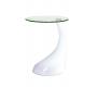 Tavolino / gueridon design COURBELLA � colore bianco