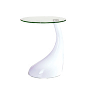 Tavolino / gueridon design COURBELLA � colore bianco image pub1
