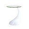 Tavolino / gueridon design COURBELLA � colore bianco