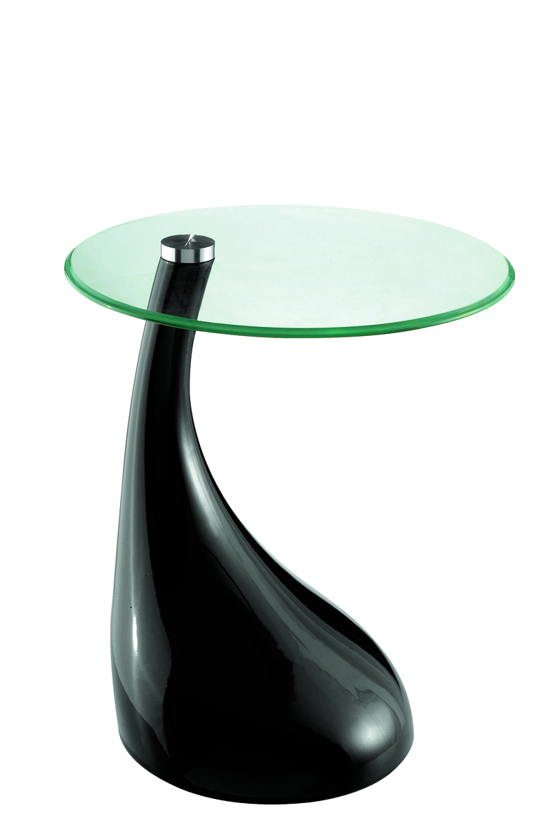 Tavolino / gueridon design COURBELLA � colore nero