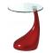 Tavolino / gueridon design COURBELLA � colore rosso