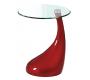 Tavolino / gueridon design COURBELLA � colore rosso