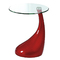 Tavolino / gueridon design COURBELLA � colore rosso