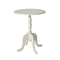 Tavolino gueridon tondo LUISA � colore bianco