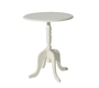 Tavolino gueridon tondo LUISA � colore bianco