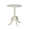 Tavolino gueridon tondo LUISA � colore bianco
