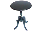 Tavolino gueridon tondo LUISA � colore nero