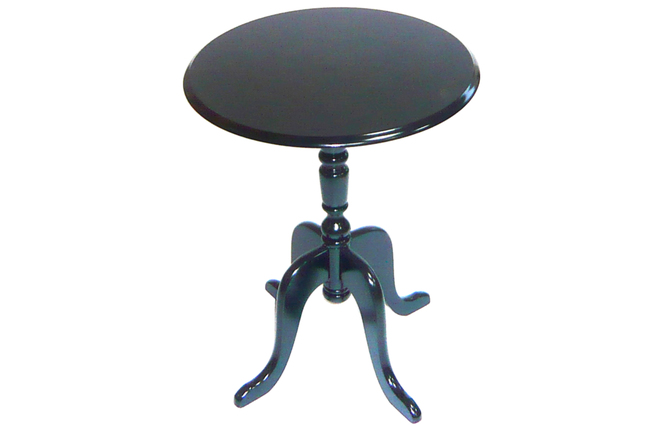 Tavolino gueridon tondo LUISA � colore nero