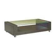 Tavolino moderno ULISSE wenge e vetro temperato  image pub1