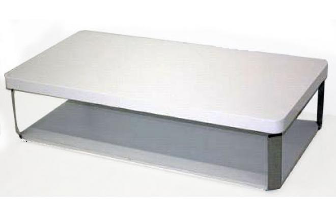 Tavolino NEW JERSEY laccato bianco design 