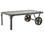 Tavolino stile industriale in metallo CHARIOT