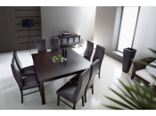 Tavolo allungabile JADON in rovere - colore wenge