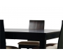 Tavolo allungabile JADON in rovere - colore wenge