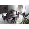 Tavolo allungabile JADON in rovere - colore wenge