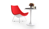 Tavolo complemento arredo design rosso LORCA