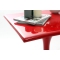 Tavolo complemento arredo design rosso LUNA